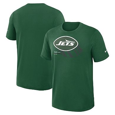 Men's Nike Green New York Jets Left End Run Slub Performance T-Shirt