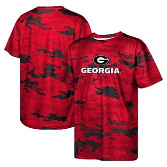 Youth Red Georgia Bulldogs Scrimmage Sublimated T-Shirt
