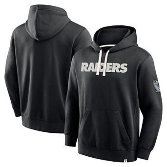 Men's Fanatics Black Las Vegas Raiders New Horizons Heritage Pullover Hoodie
