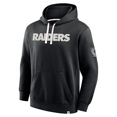 Men's Fanatics Black Las Vegas Raiders New Horizons Heritage Pullover Hoodie