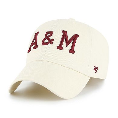 Men's '47 Sand Texas A&M Aggies Clean Up Adjustable Hat