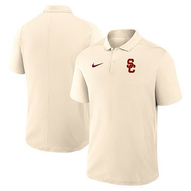 Men's Nike Tan USC Trojans Primary Logo Victory Performance Polo