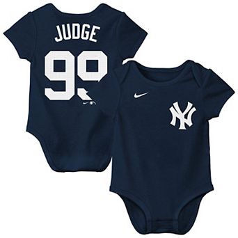 Infant Nike Aaron Judge Navy New York Yankees Name & Number Fuse Bodysuit