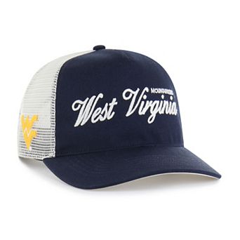 Unisex '47 Navy West Virginia Mountaineers Contemporary Basics Foundation Trucker Hitch Adjustable Hat
