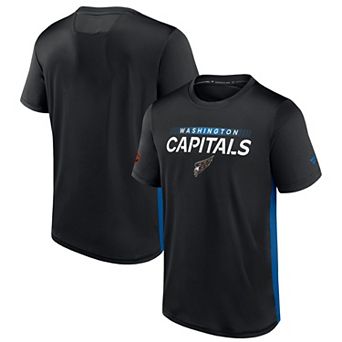 Men's Fanatics Black Washington Capitals Special Edition 2.0 Authentic Pro Tech T-Shirt