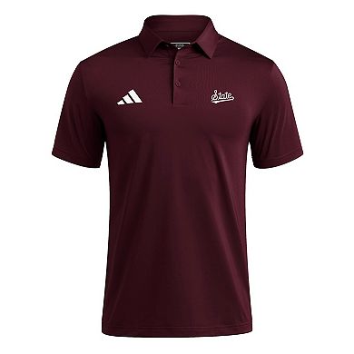Men's adidas Maroon Mississippi State Bulldogs Ultimate 365 Polo