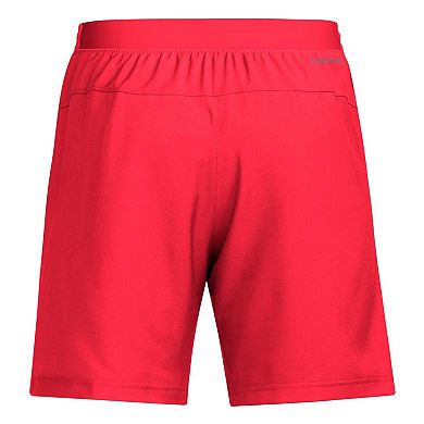 Men's adidas Red NC State Wolfpack Program Woven Training Shorts