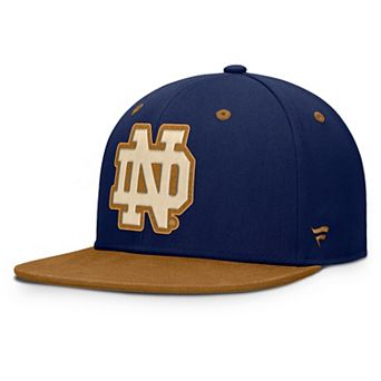 Men's Fanatics Navy/Brown Notre Dame Fighting Irish NoBo Fitted Hat