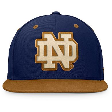 Men's Fanatics Navy/Brown Notre Dame Fighting Irish NoBo Fitted Hat