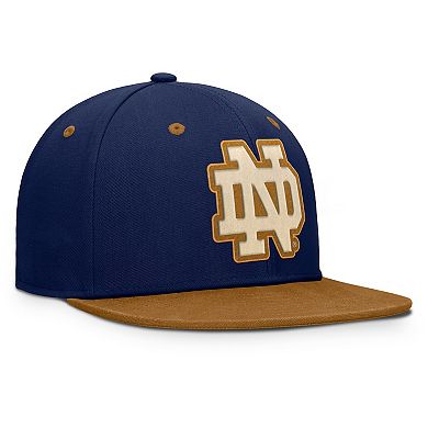 Men's Fanatics Navy/Brown Notre Dame Fighting Irish NoBo Fitted Hat