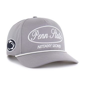 Men's '47 Gray Penn State Nittany Lions Contemporary Basics Foundational Rope Hitch Adjustable Hat