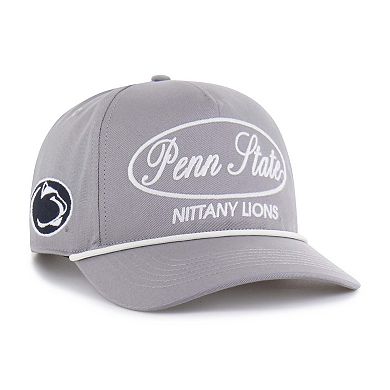 Men's '47 Gray Penn State Nittany Lions Contemporary Basics Foundational Rope Hitch Adjustable Hat