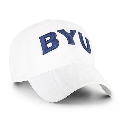 Men's '47 White BYU Cougars Clean Up Adjustable Hat