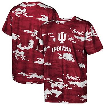 Youth Crimson Indiana Hoosiers Scrimmage Sublimated T-Shirt