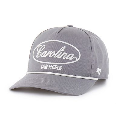 Men's '47 Gray North Carolina Tar Heels Contemporary Basics Foundational Rope Hitch Adjustable Hat