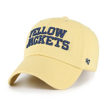 Men's '47 Light Gold Georgia Tech Yellow Jackets Clean Up Adjustable Hat