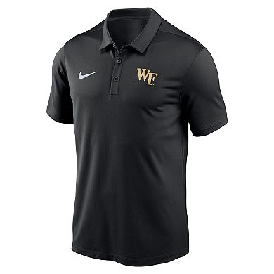 Men's Nike Black Wake Forest Demon Deacons Victory Solid Performance Polo