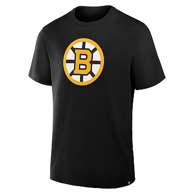 Men's Fanatics Black Boston Bruins Primary Logo Legacy T-Shirt
