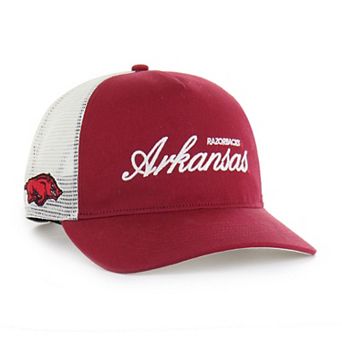 Unisex '47 Cardinal Arkansas Razorbacks Contemporary Basics Foundation Trucker Hitch Adjustable Hat