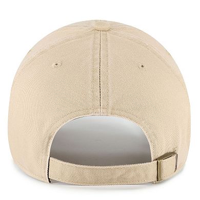 Men's '47 Khaki Kansas Jayhawks Clean Up Adjustable Hat