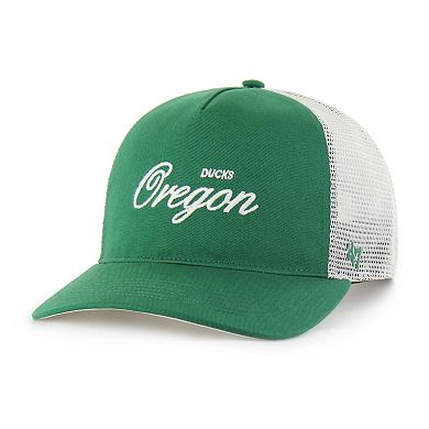 Unisex '47 Green Oregon Ducks Contemporary Basics Foundation Trucker Hitch Adjustable Hat