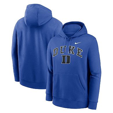 Men's Nike Royal Duke Blue Devils Club Fleece Arch Pullover Hoodie