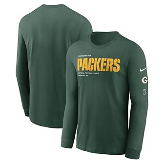 Men's Nike Green Green Bay Packers Play to Win Essential Long Sleeve T-Shirt
