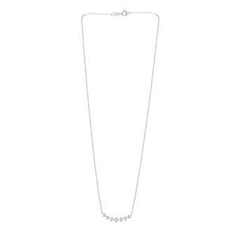 Diamond Brilliance Sterling Silver 1/10 Carat T.W. Lab Grown Diamond Necklace