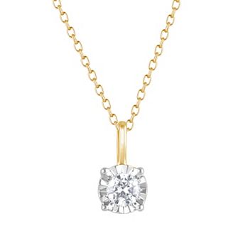 Diamond Brilliance 1/10 Carat T.W. Lab Grown Diamond Pendant Necklace