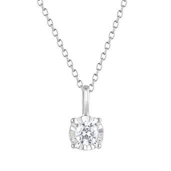 Diamond Brilliance 1/10 Carat T.W. Lab Grown Diamond Pendant Necklace