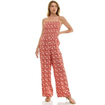 Juniors' Lily Rose Full Length Jumpsuit