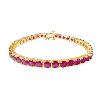 Gemstone Brilliance Lab Created Gemstone Bracelet
