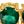 Gold Tone Sim Emerald