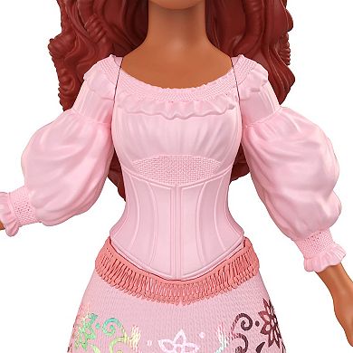 Mattel Disney's The Little Mermaid Ariel Posable Small Doll with Removable Skirt