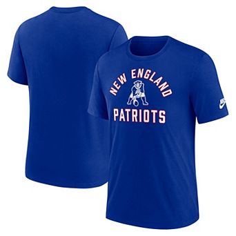 Men's Nike Royal New England Patriots Favorable Timeline Tri-Blend T-Shirt