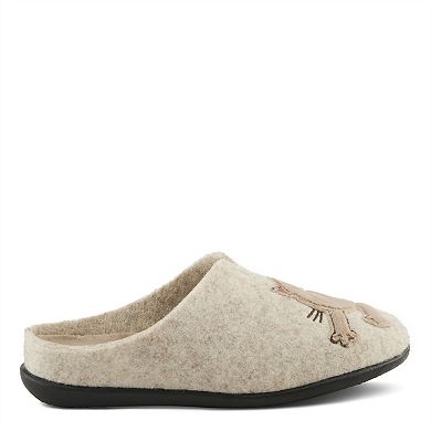 Flexus Catseye Women's Slip-On Slippers with Cat Design