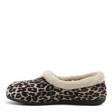 Flexus by Spring Step Faddis Women's Slip-On Animal Print Slippers