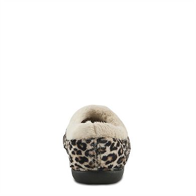 Flexus by Spring Step Faddis Women's Slip-On Animal Print Slippers