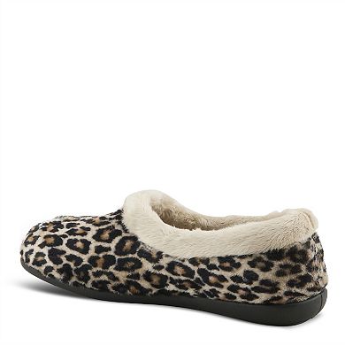 Flexus by Spring Step Faddis Women's Slip-On Animal Print Slippers