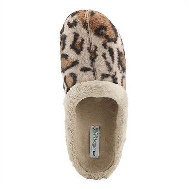 Flexus by Spring Step Fairsky Women's Slip-On Animal Print Slippers