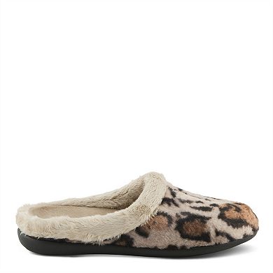Flexus by Spring Step Fairsky Women's Slip-On Animal Print Slippers