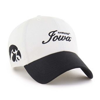 Men's '47 White Iowa Hawkeyes Contemporary Basics Foundation Clean Up Adjustable Hat