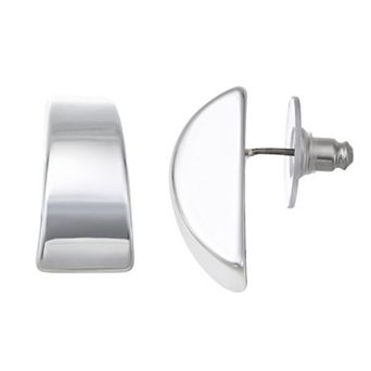 Nine West Silver Tone Stud Post Earrings