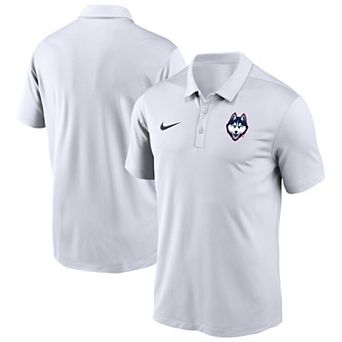 Men's Nike White UConn Huskies Victory Solid Performance Polo