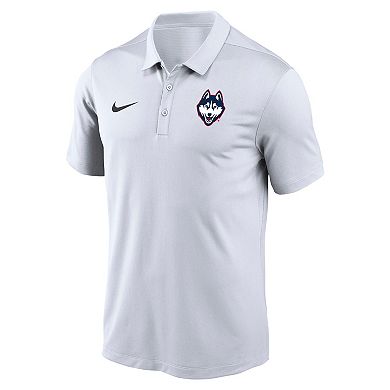 Men's Nike White UConn Huskies Victory Solid Performance Polo