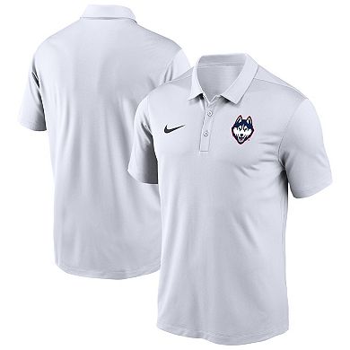 Men's Nike White UConn Huskies Victory Solid Performance Polo