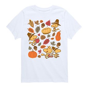 Boys 8-20 Peanuts Woodstock Thanksgiving Graphic Tee