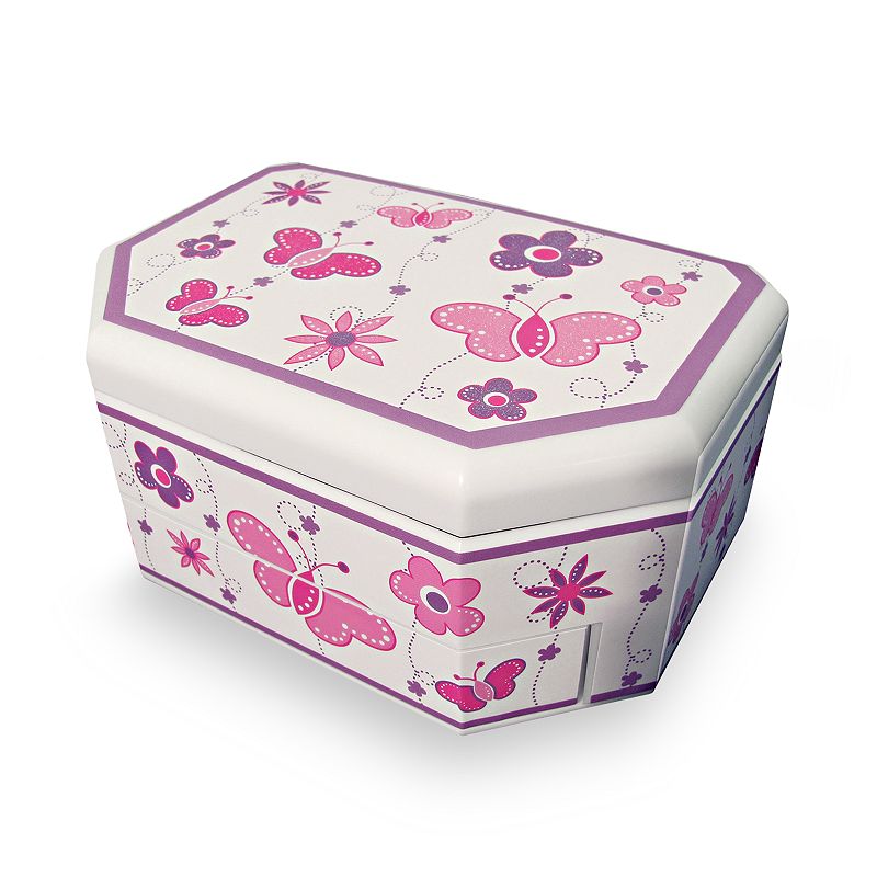 Mele & Co. Nessa Girls Musical Ballerina Jewelry Box, Women's, Glitter-Fly