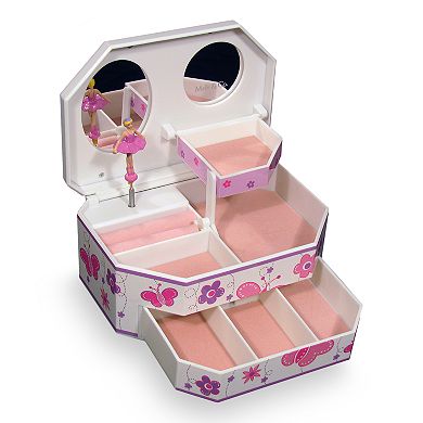 Mele & Co Floral Butterfly Musical Jewelry Box - Kids
