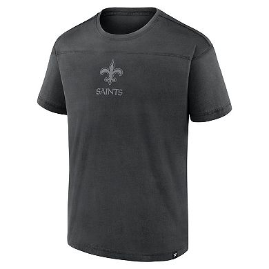 Men's Fanatics Black New Orleans Saints Mini Tonal T-Shirt
